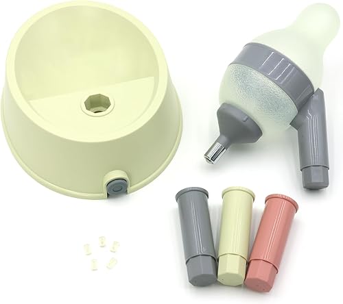 Miniatura 2 de DELIFUR Dispensador de agua de pie para mascotas, tazón dispensador de agua potable ajustable para perros y gatos con poste desmontable que alimenta