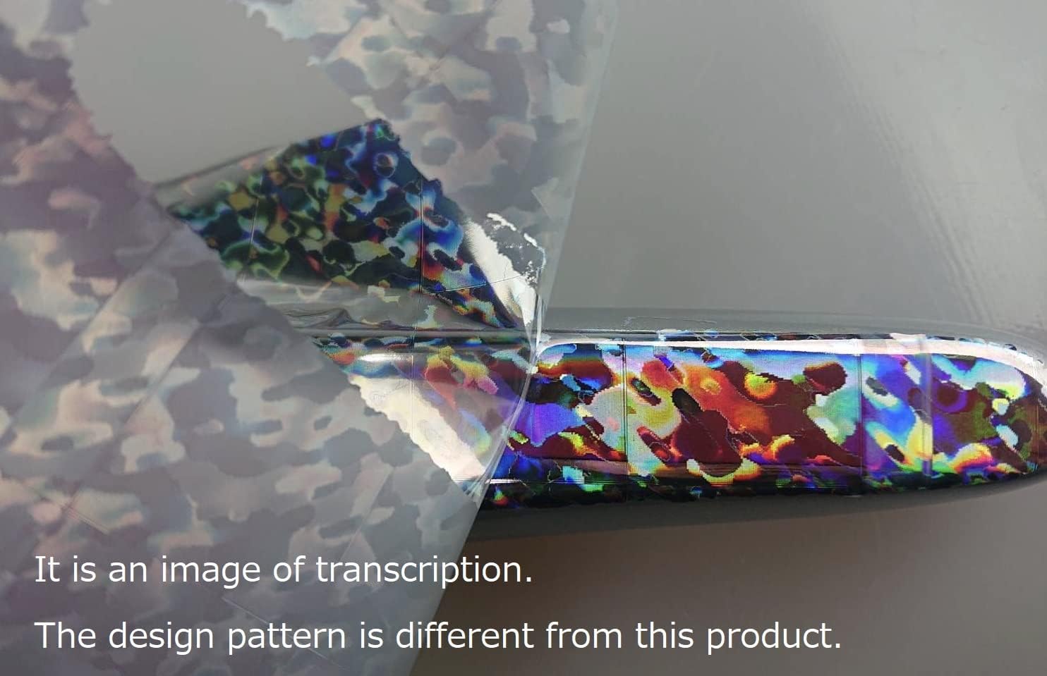 Gleam FOIL DIY Hot Stamping Holographic foil for Lures and Metal jigs only (TINY-DNA80S HPT-TINY-DNA80S) 3.15 inch x 164 feet (80mm x 50M) Murata Kimpaku Co., Ltd.