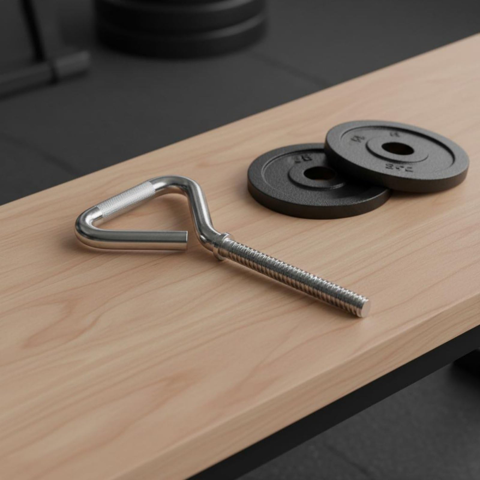 2 Piezas Mango Ajustable de Kettlebell Uso en Casa y Gimnasio Convertidor de Mancuernas a Kettlebell Agarradera Cómoda