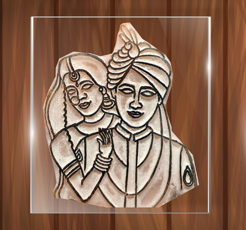 generic LIPIKA Mehandi Couple Henna Designs Figure Stencil Tools for Your Beautiful Moments. (1 Piece : Size: 3 X 3 Inch)-picture-26