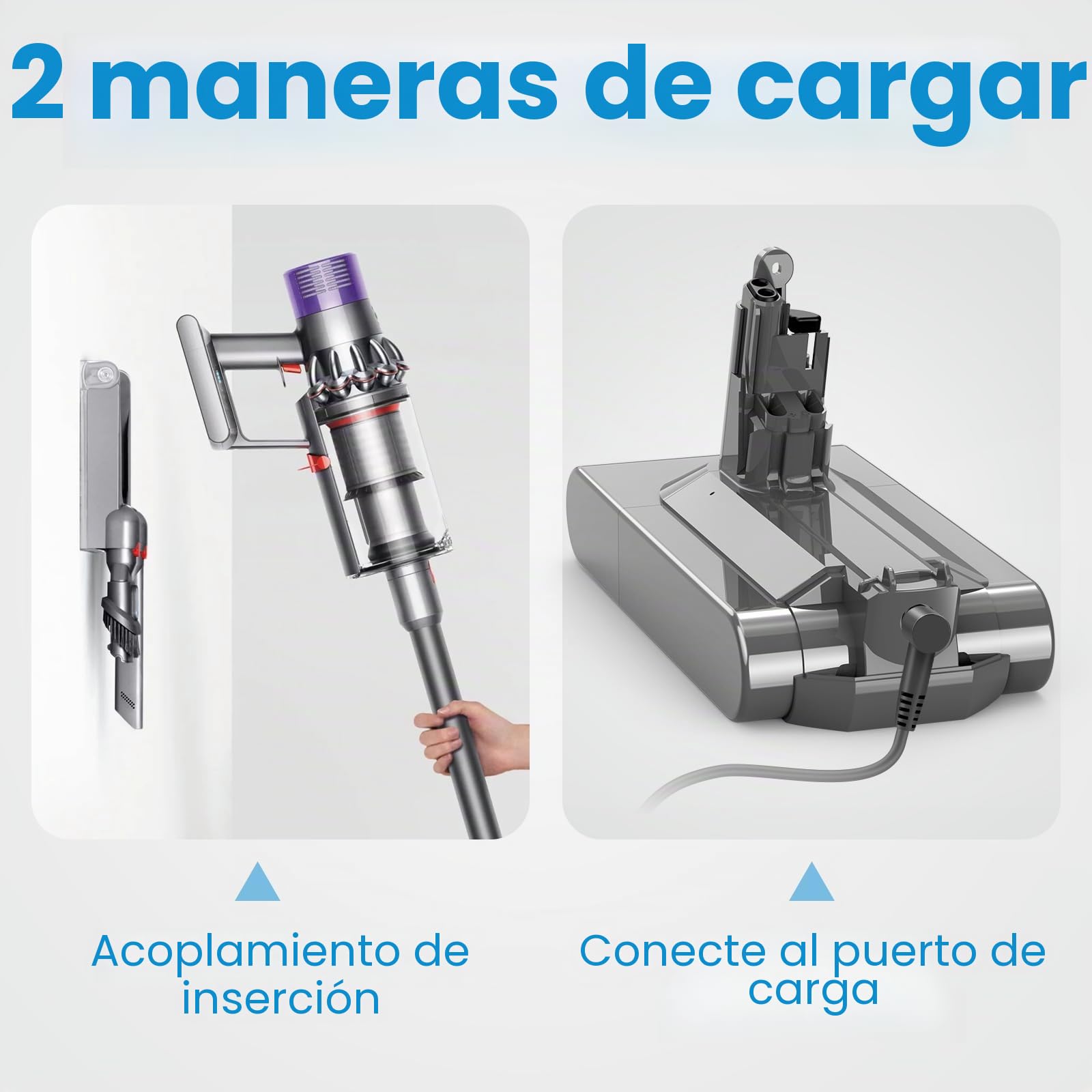 ASUNCELL 3900mAh V11 Batería para Dyson (Instalación de Tornillos), 25.2V Baterías de Repuesto para la Aspiradora Dyson V11 Animal V11 Absolute V11 Motorhead, con filtros, cepillos y Tornillos