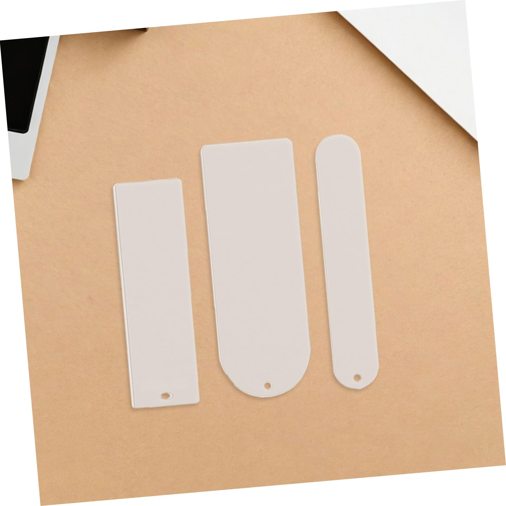 Segnalibri in Acrilico con Nappe per DIY Segnalibri Vuoti Lucidi per Appendere Kit per Donne Studenti e Amanti dei Libri