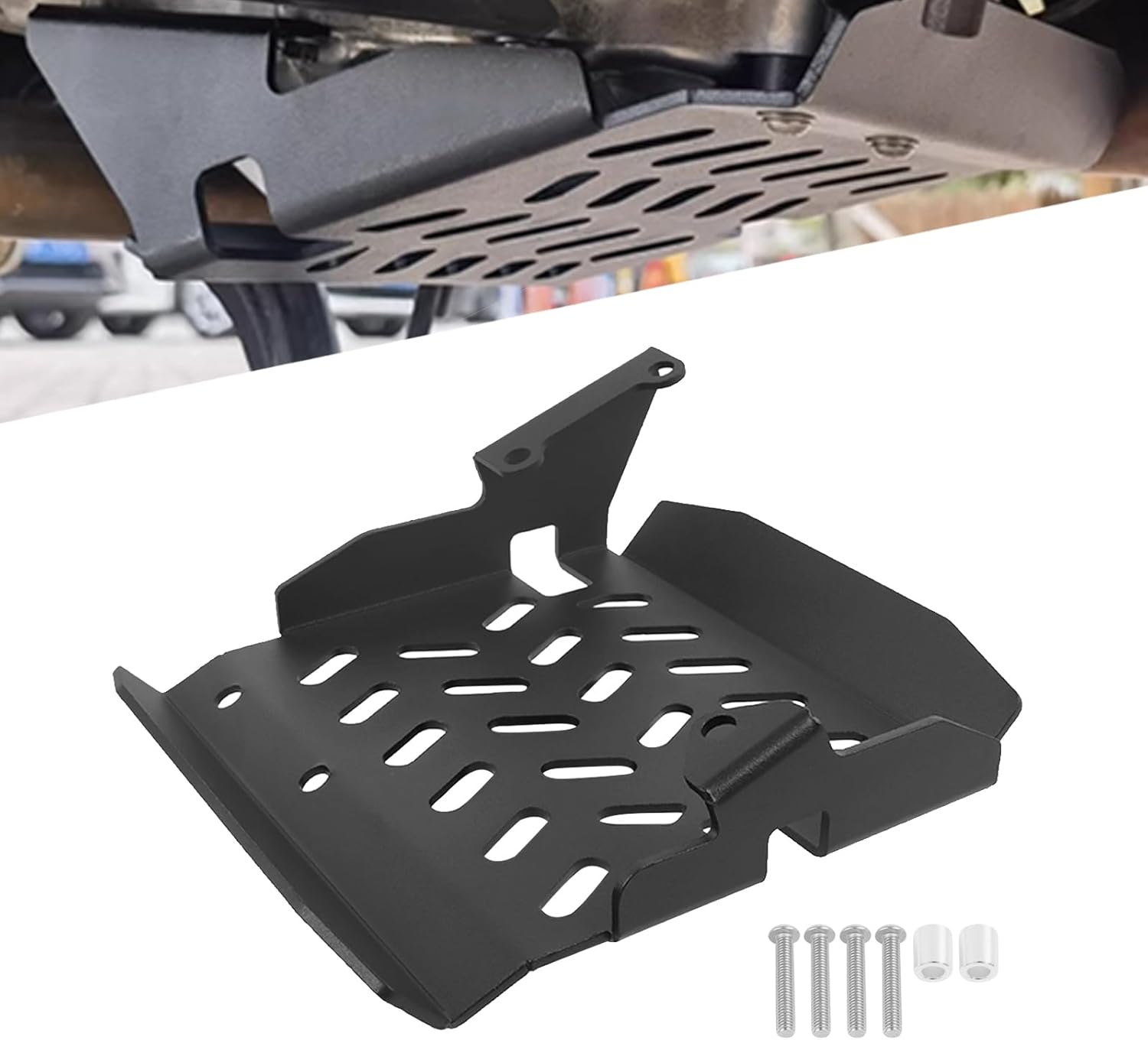 Motorcycle Engine Skid Plate Replacement for Honda NC750X XADV750 NC700X X-ADV 750 NC 700X 700S 750S 750X Engine Chassis Guard Cover Bash Pan Frame Protector (Sliver)