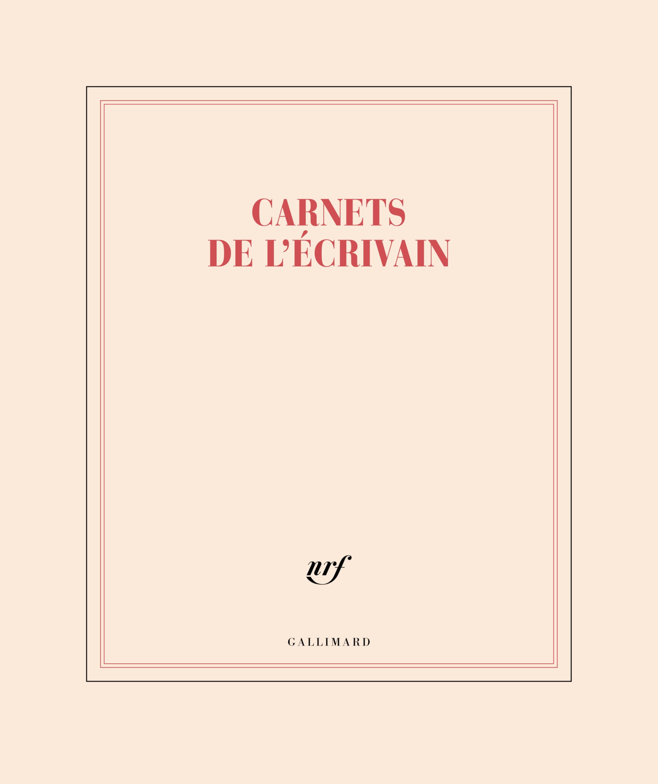 Carnet Grand format "Carnets de l'écrivain" (papeterie)