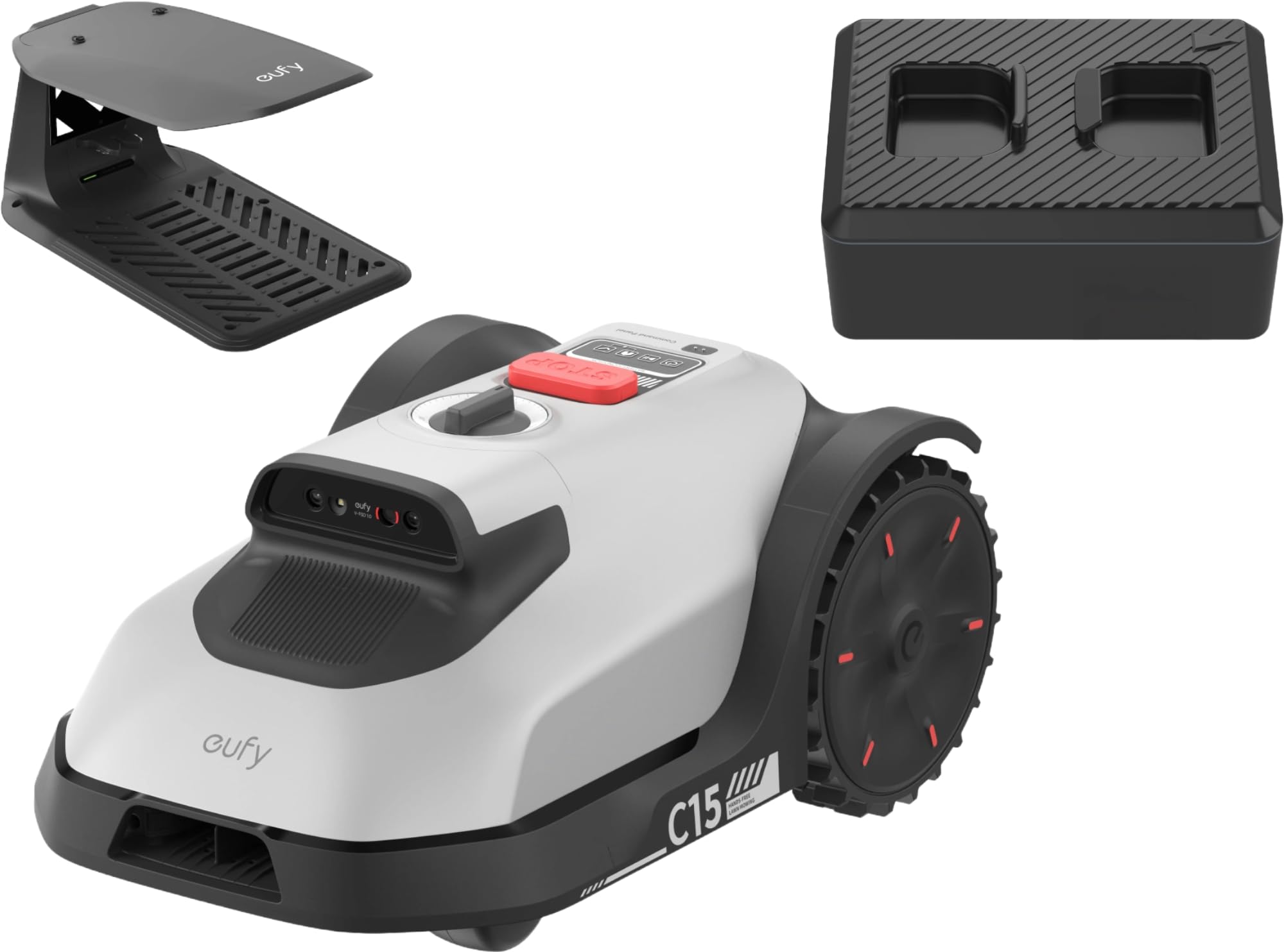 eufy C15 Robot Tondeuse sans Fil périphérique ni RTK avec Garage