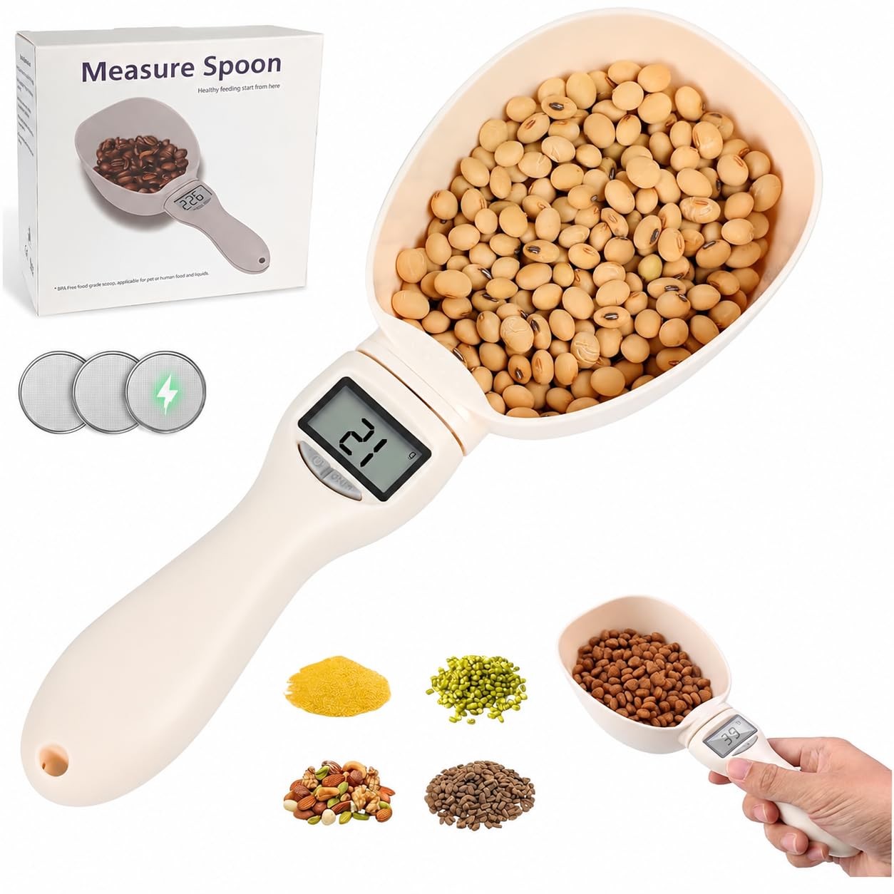 Digital Measuring Spoon,Food Measuring Scoop Scale