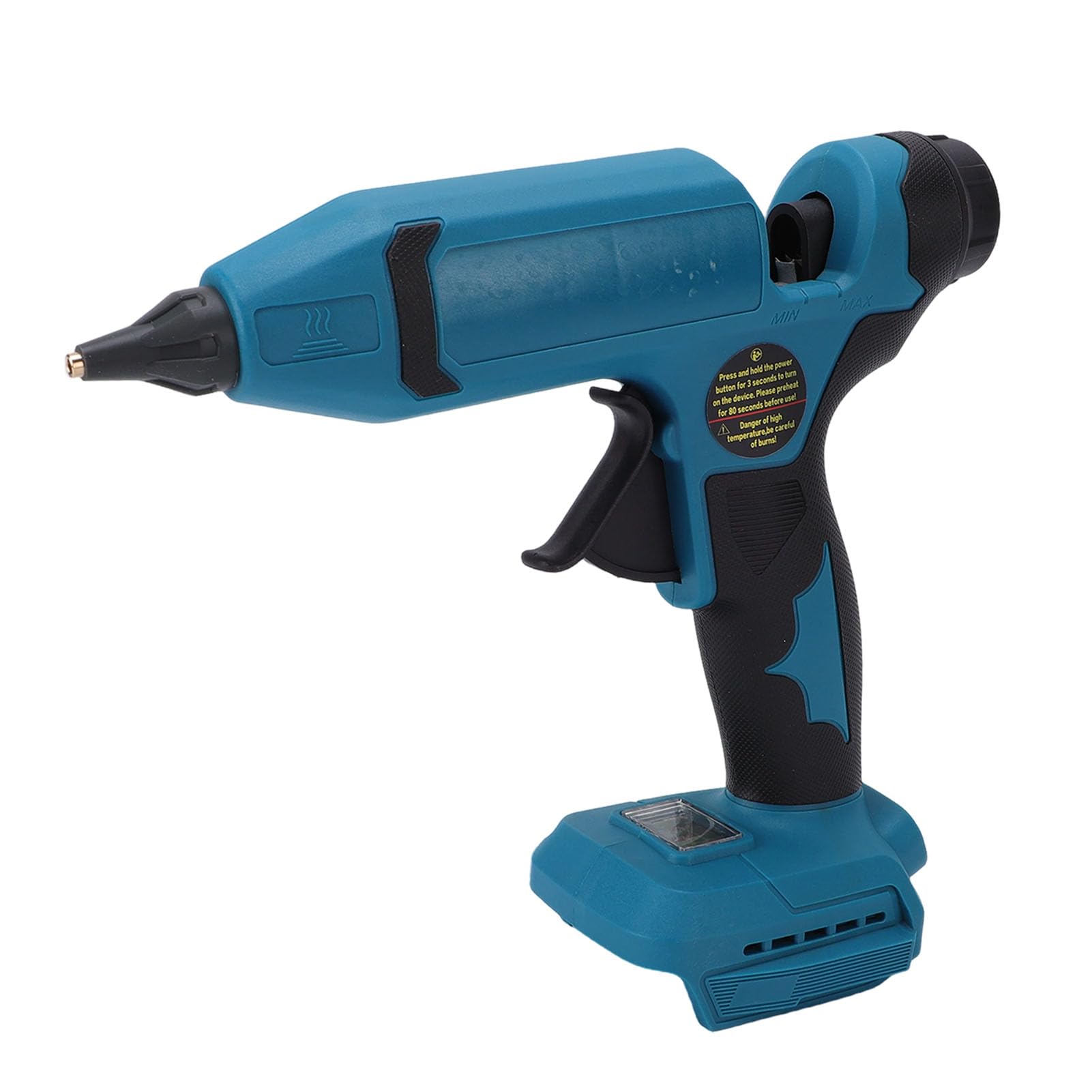 Pistola de Pegamento Termofusible Inalámbrica, con Pantalla LED