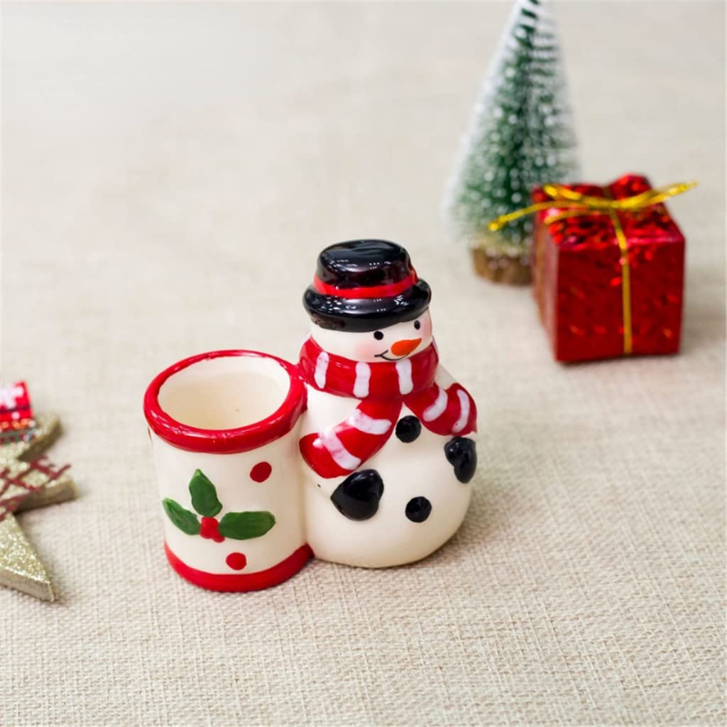 Simpatico Cartone Animato Porta stuzzicadenti in Ceramica Decorazione Desktop Decorazione Decorazione Bambola (D Come Mostra)