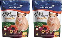 Kit Com 2 Mix Roedor Hamster 500g - Reino das Aves