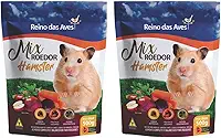 Kit Com 2 Mix Roedor Hamster 500g - Reino das Aves
