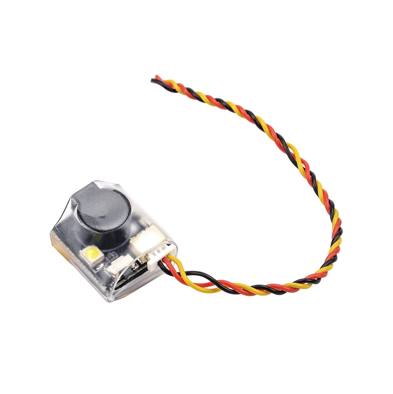 Rilevatore cicalino perdita segnale RC LED Light Finder 110dB Allarme cicalino ， con batteria scarica Drone Allarme Tracker 110dB funzionante ， per controller di volo BF e CF Drone RC