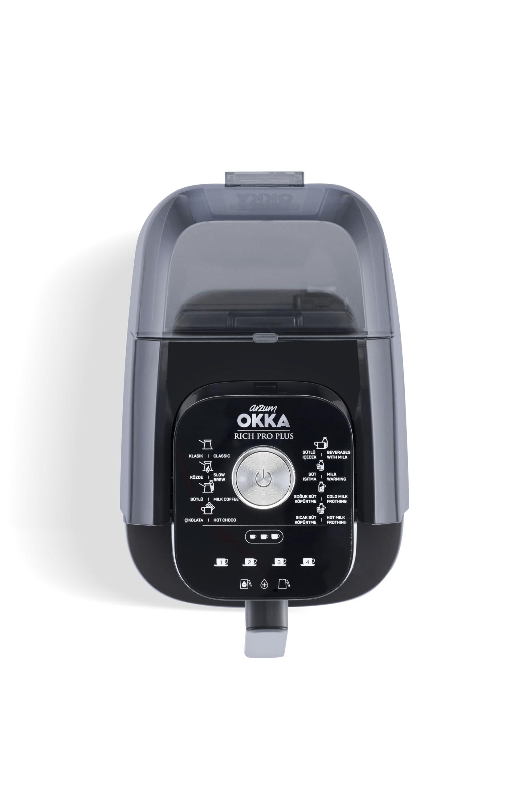 Arzum Okka OK0038 Rich Pro Plus Macchina da caffè turco (Chrome)