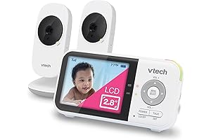 VTech Safe & Sound Video Baby Monitor with Two Cameras ~ Use...