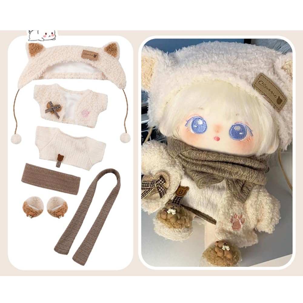 Amazon.co.jp: ぬいぐるみ 服 20cm 9点セット 7点セット ふわふわ