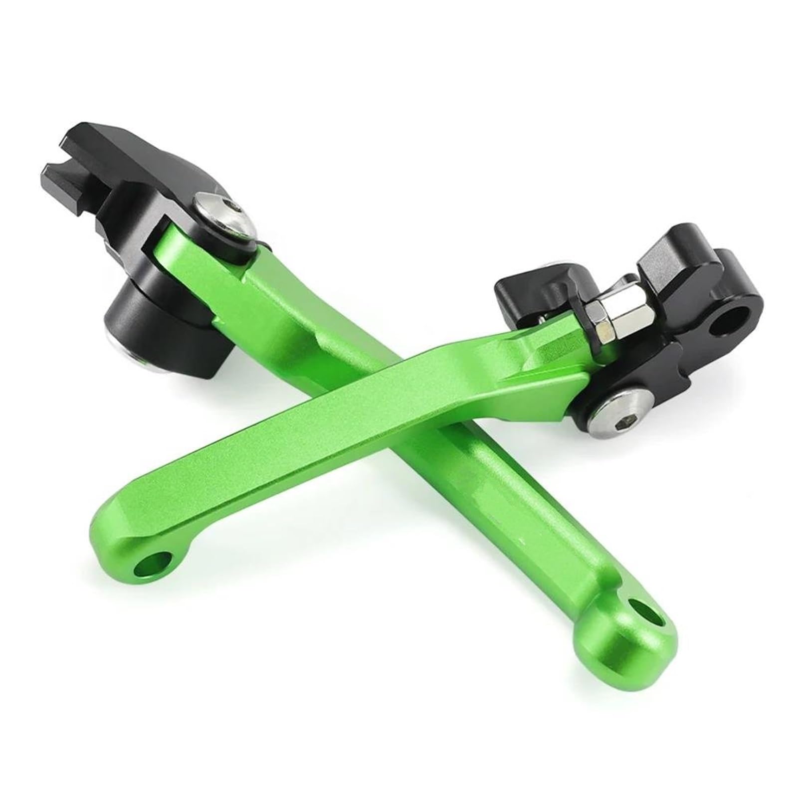 Leva Frizione/freno Per Moto KAWASAKI KX60-KX500, In Alluminio Silver, Superficie Antiscivolo, Installazione Diretta Senza Modifiche