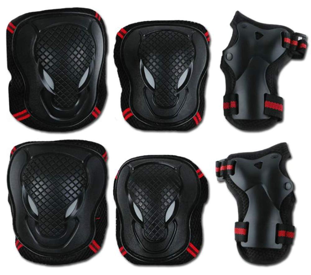 Ffox Roller Sports Speed Protective Gears Skating Skateboard Knee Pads Wristband Elbow Protective Gear