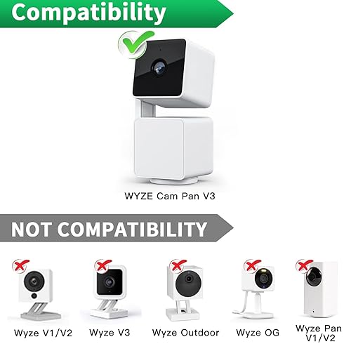 Miniatura 2 de Paquete de 2 cables de extensión de alimentación de 25 pies24.6 ft compatibles con WYZE Cam Pan V3, cable de carga micro USB de 90 grados para tu