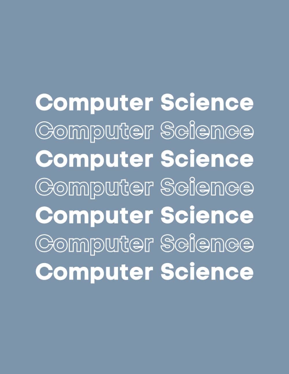 8.5 x 11 Notebook for Computer Science: Notepad Perfect for Every Computer Science Student (8.5 x 11 Pastel Notebooks for School)