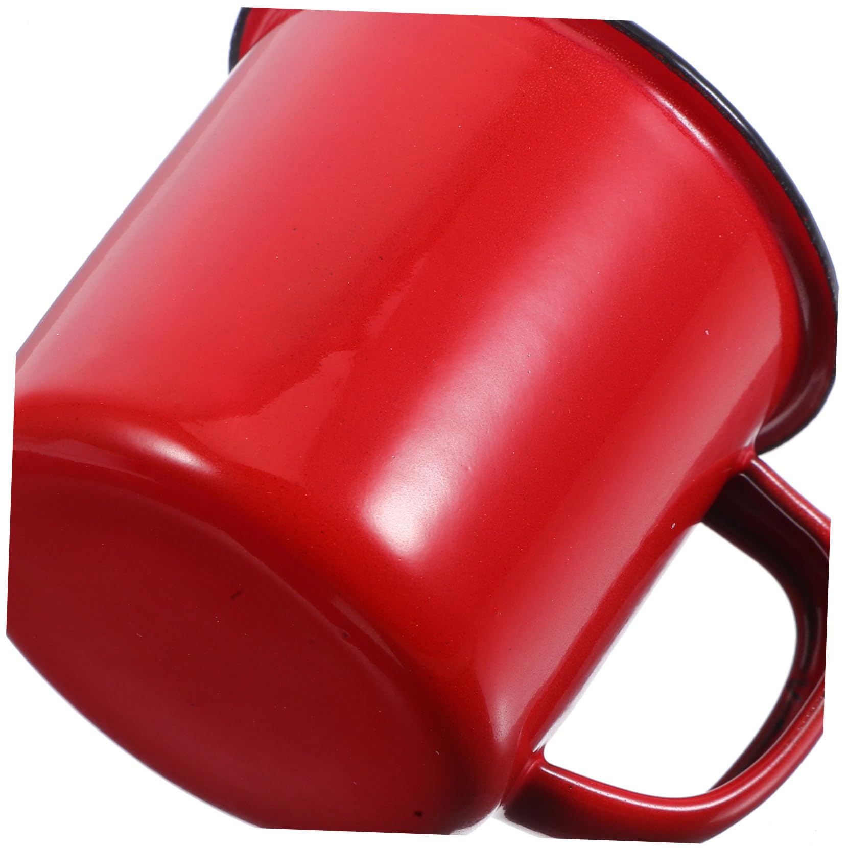Alipis 4 Tazas de Agua Esmaltadas para Viaje y Picnic, Taza Creativa para Beber Estructura Resistente, Fácil de Limpiar, Estilo Simple, Adecuado para Acampada, Cafés y Restaurantes