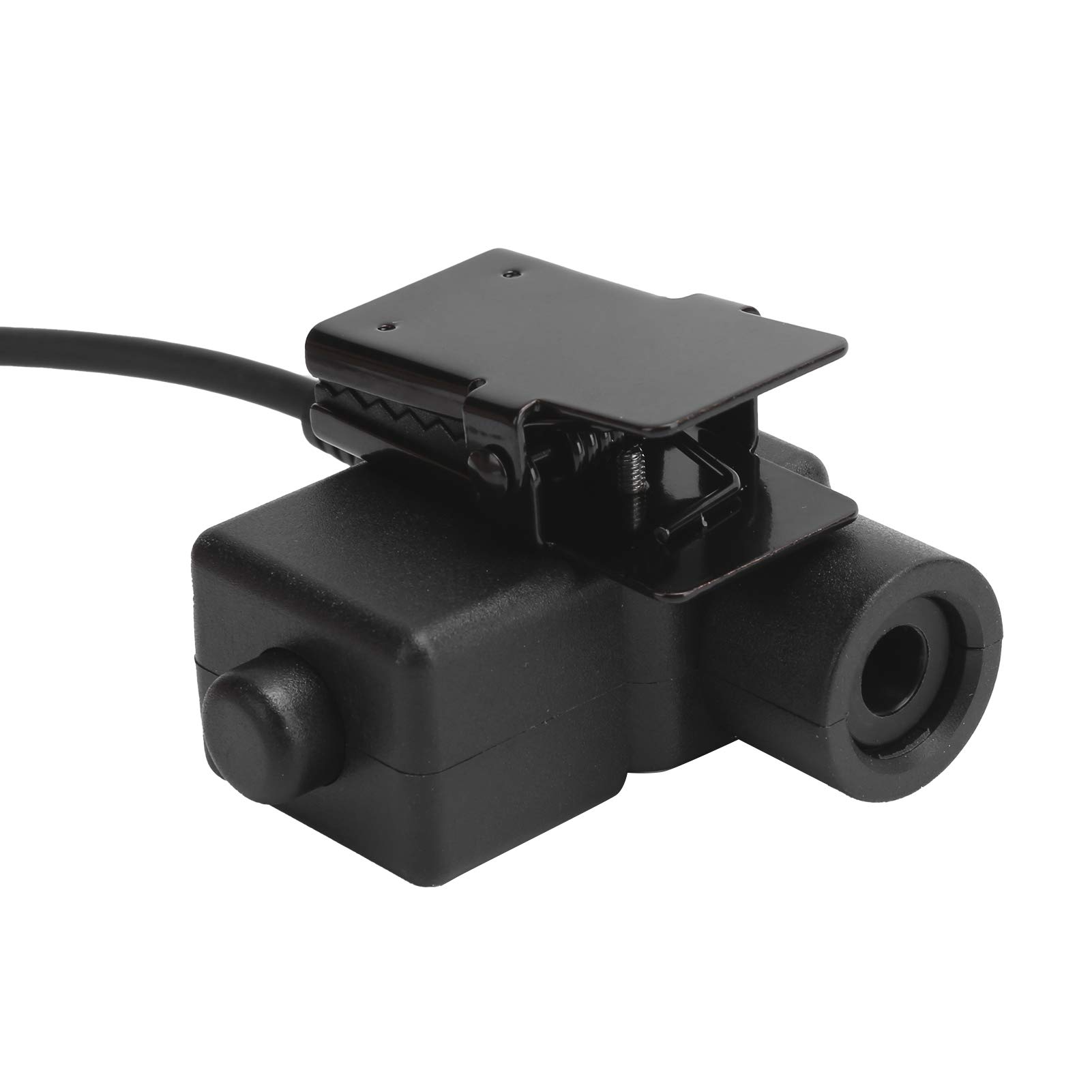Adaptateur de Casque de Talkie-walkie, Adaptateur de Casque de Remplacement U94 PTT pour Motorola MTP850S XIR P8268 P8200 MTP6550 XPR6350, Noir