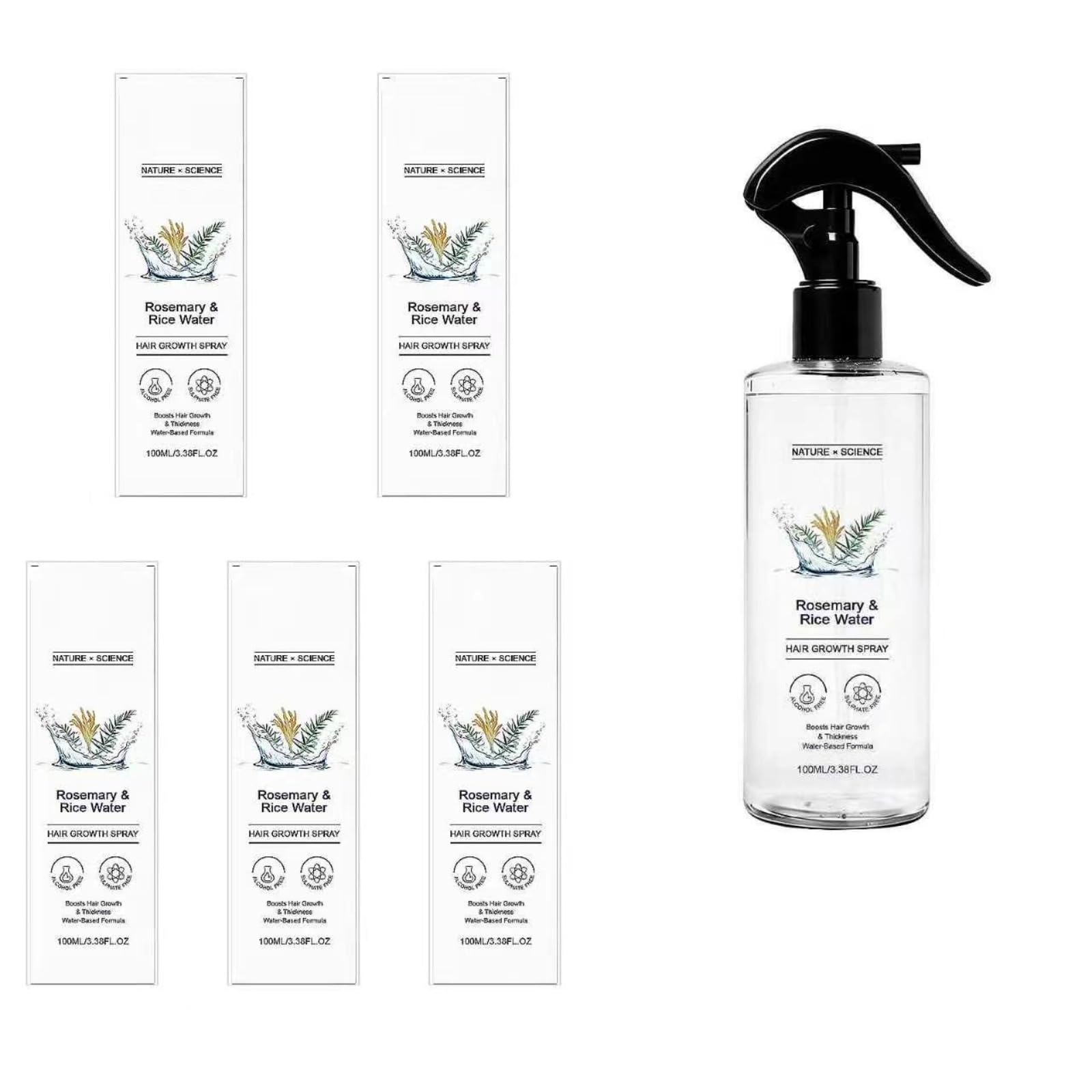 Spray Capillaire Au Romarin (100 Ml) — Rend Les Cheveux Doux Et Lisses