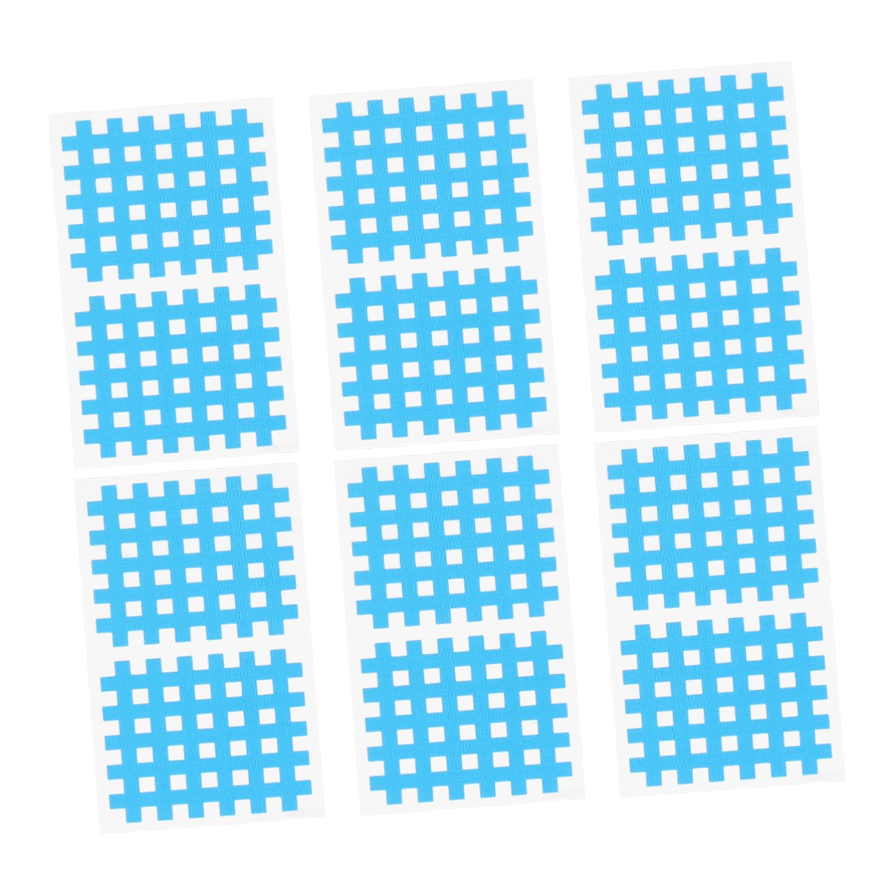 20 Sheets Sports Muscle Tape Adherent Cohesive Tape Adhesive Muscle Tape Precut Breathable Athletic Tape Taping Fitness Support Tapes Tape for Fitness Sports Adhesive Cloth Blue SEWOART