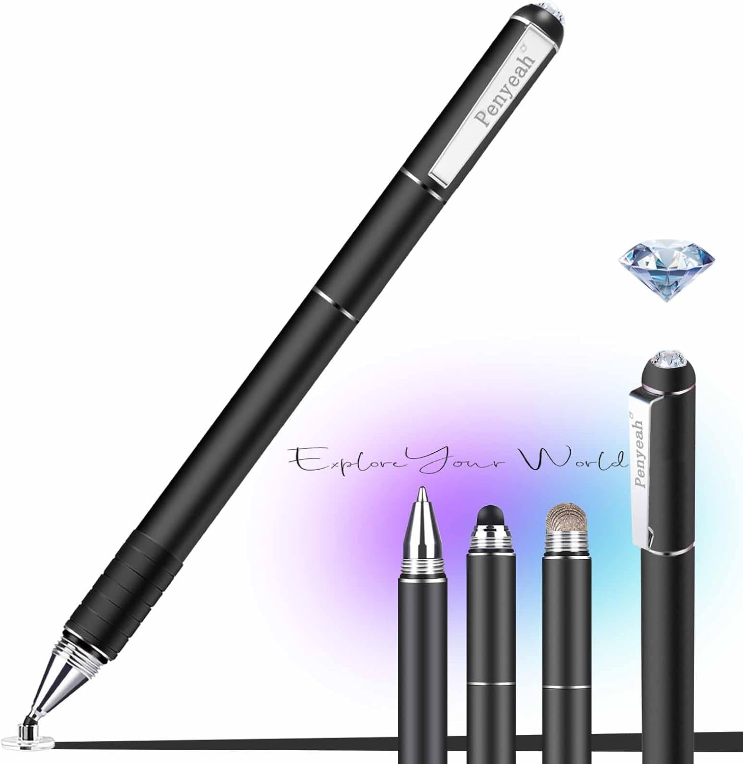 Stylus Pen for Touchscreen, in Easy Rubber Grip El Salvador Ubuy