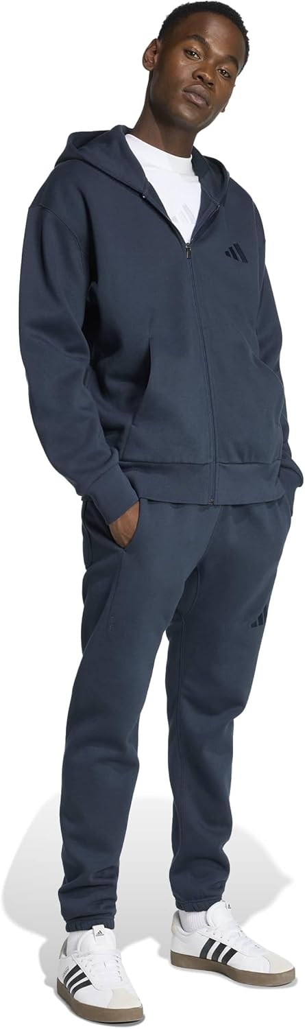 adidas Men's All Szn Fleece Full-Zip Hoodie Sweatshirt - Image 2