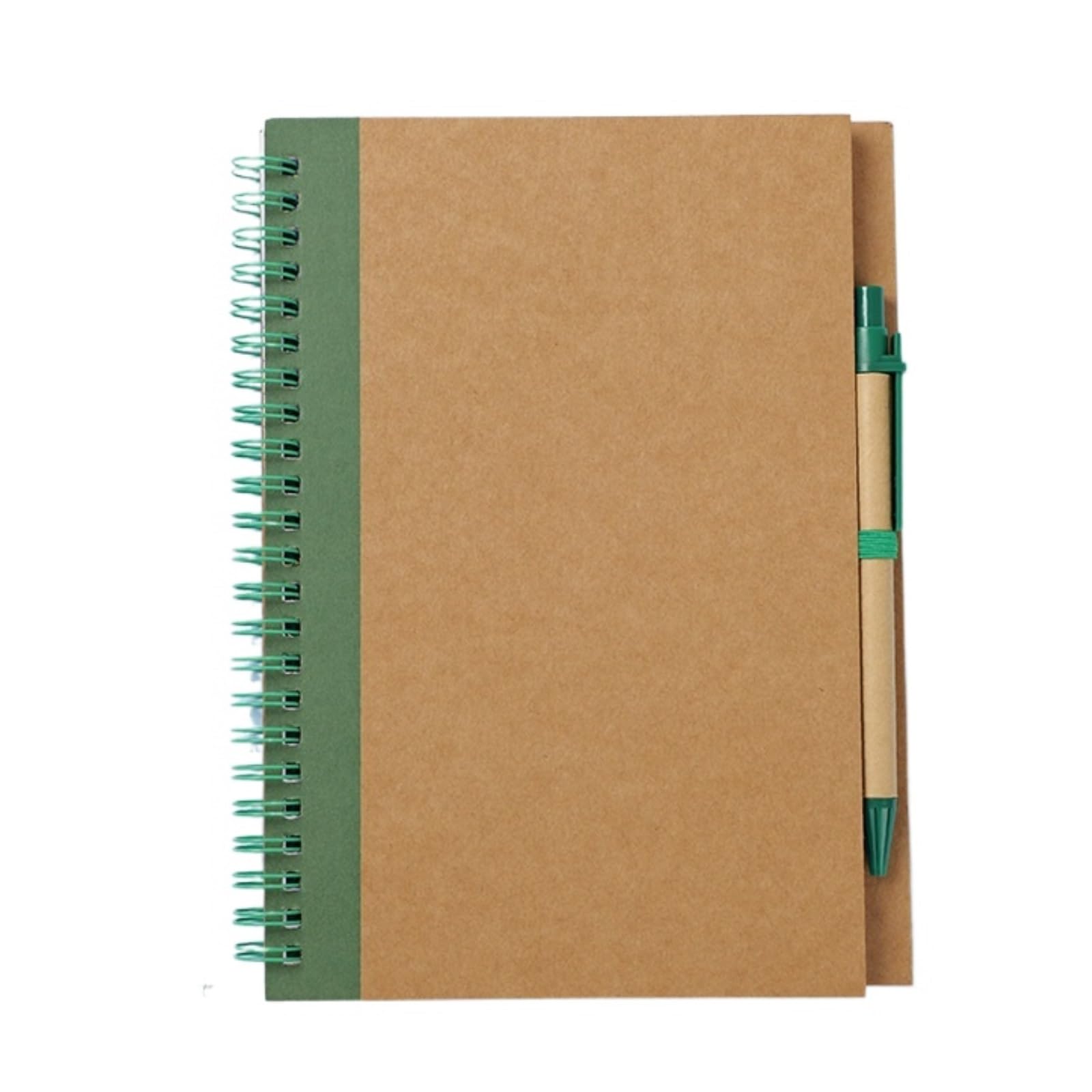 Cahier Bloc-notes Carnet À Spirale Format A5, Idéal For Le Travail Et Les Études Matériel de dessin(Grün)