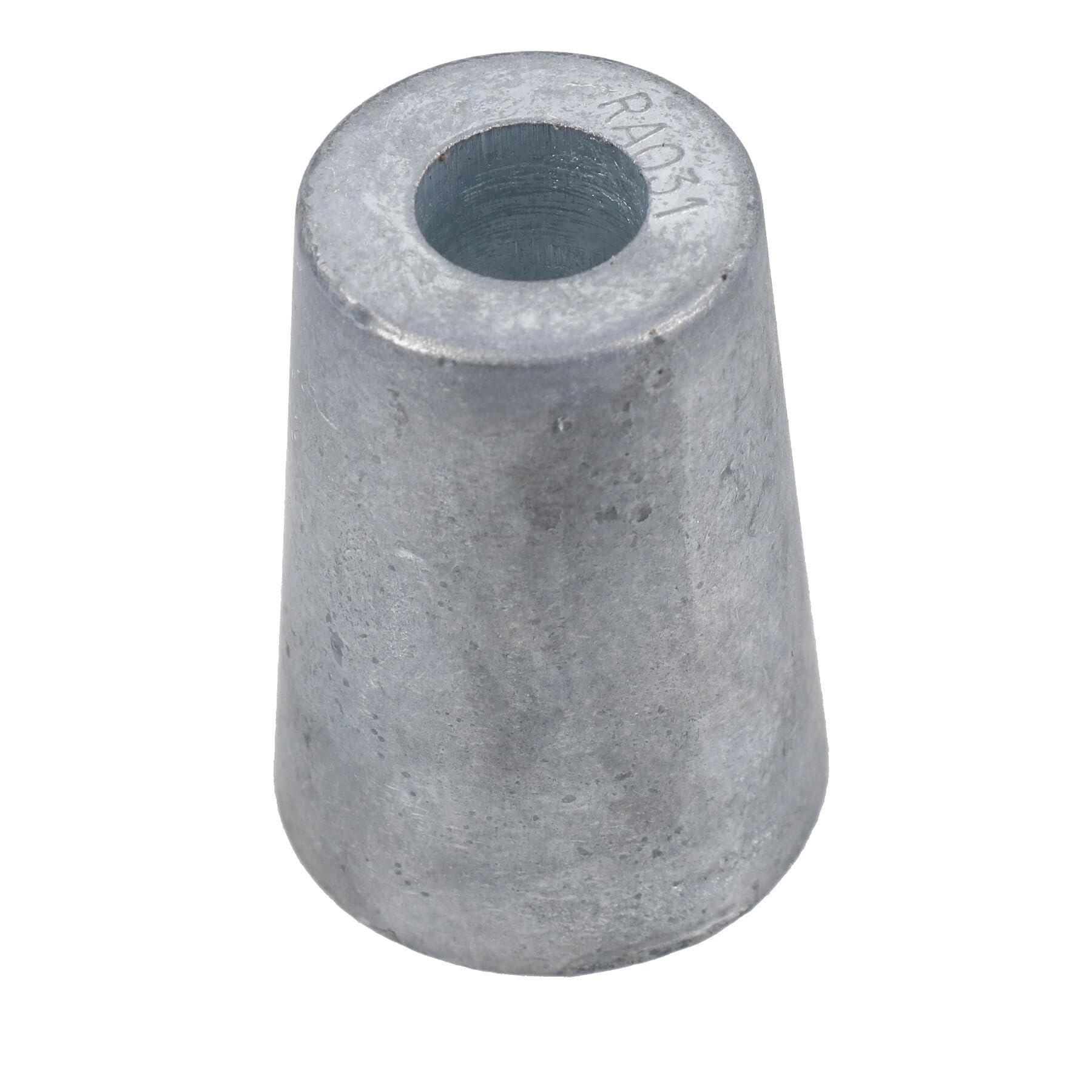 AB Tools Accesorio hexagonal de hélice de barco de eje de ánodo sacrificial de zinc