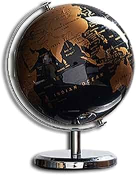 ヴィンテージ地球儀 金属製 米国製ヴィンテージ地球儀 - 海福雑貨通販部