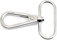 Vista 21 de CRAFTMEMORE Broches de langosta giratorios con gancho a presión, clips de moda, FS10, paquete de 10 (dorado, 1-1/2 pulgadas)