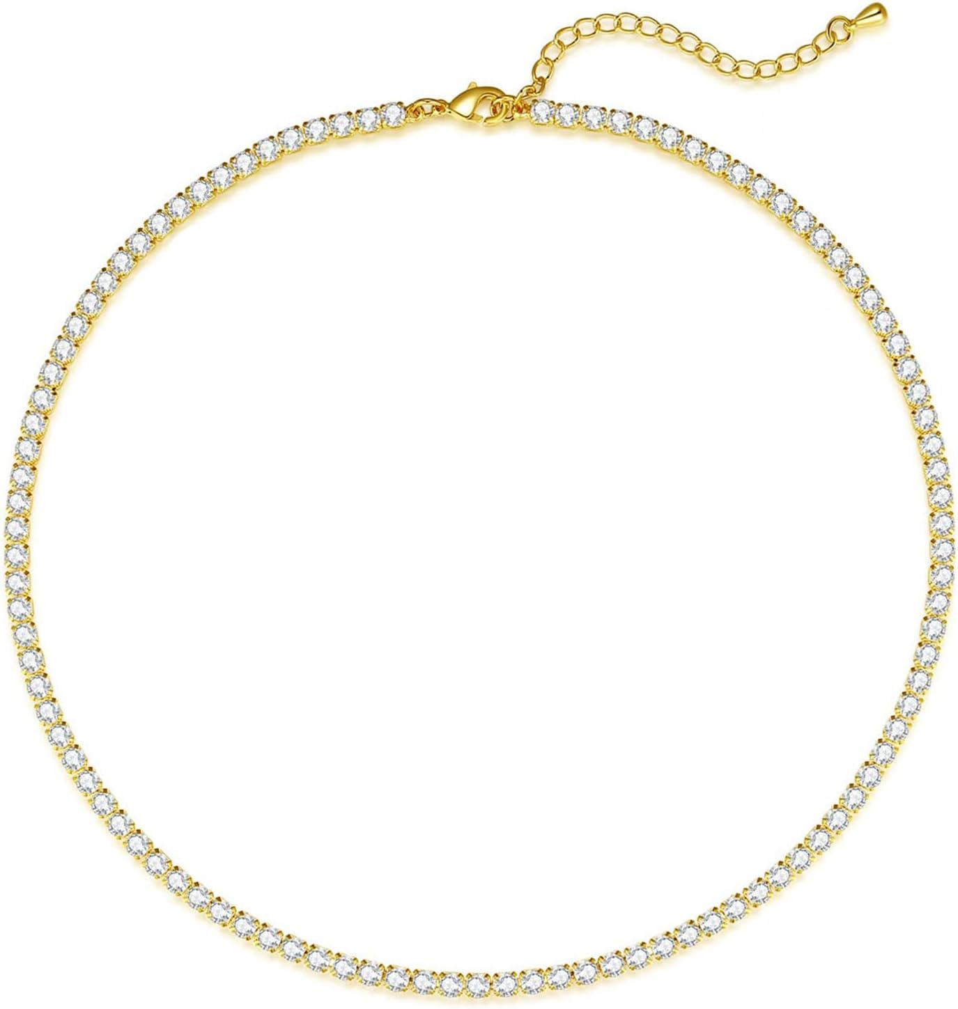 Glod Tennis Necklaces