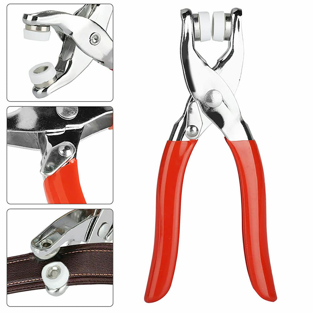 Kit di bottoni automatici da 200 set, kit di bottoni automatici in metallo da 9,5 mm con strumento di pressatura a pinza, for cucire vestiti, camicie, jeans, borse for il trasporto, artigianato