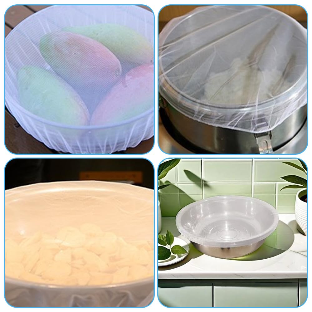 6 Piezas Mosquitera Comida Desplegable, Malla Transpirable, Mosquitera Comida Desplegable, Mosquitera Comida, para Tartas,Frutas,Barbacoa,Fiesta,Buffet,Picnic (6 Tamaños)