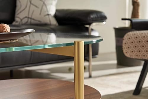 Miniatura 8 de Shrine Mesa de centro, diseño ovalado moderno