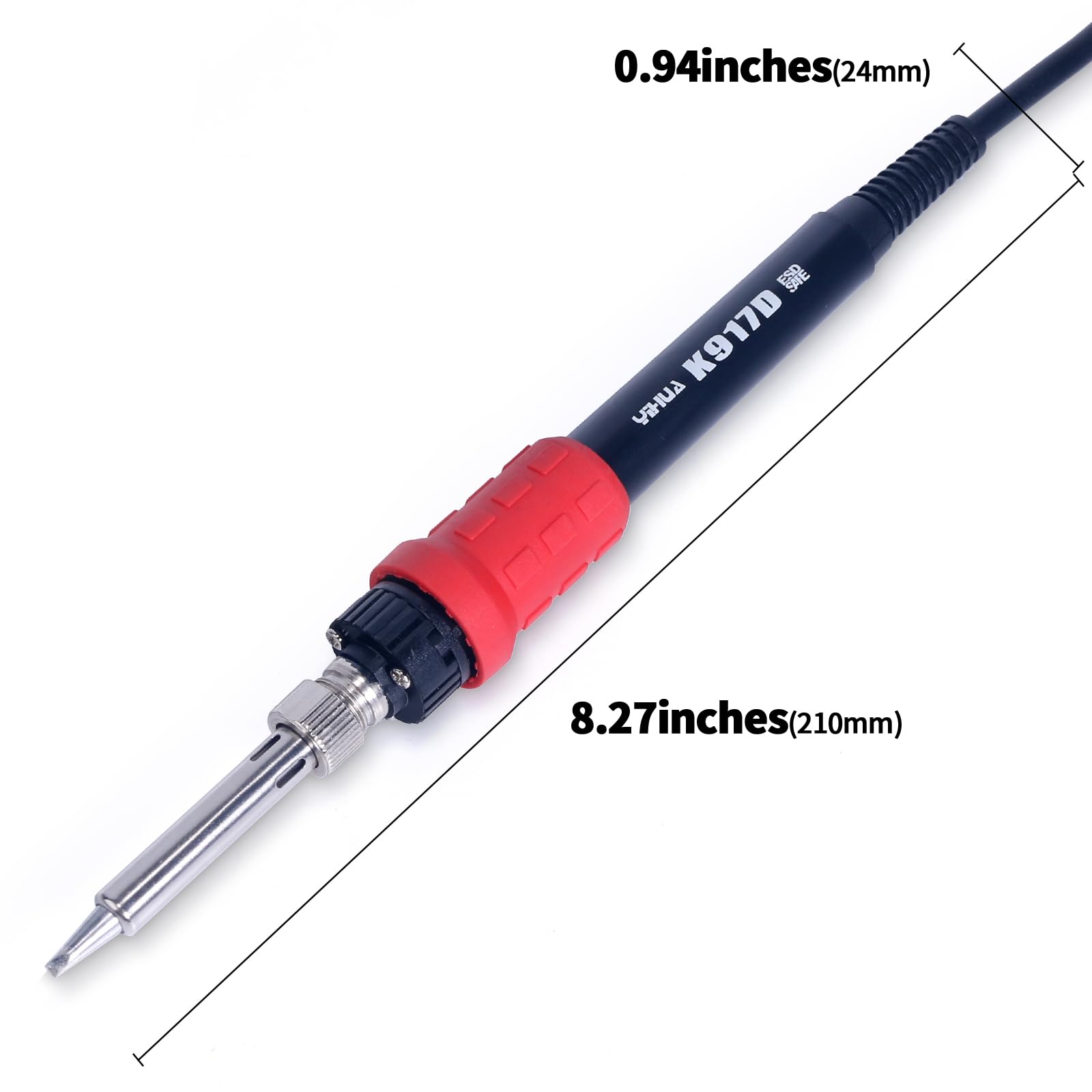 YIHUA K917D Replacement Soldering Iron Handpiece/Handle for YIHUA