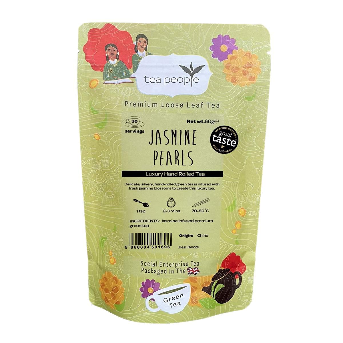 Tea People Jasmine Pearls - 60g Retail Pack