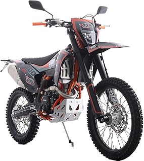 X-PRO 300 EFI Dirt Bike with Big 21"/18" Wheels! 6-Speed Manual Transmission! Balance Shaft and Dual Overhead Camshaft (DOHC) with Four Valves Engine!