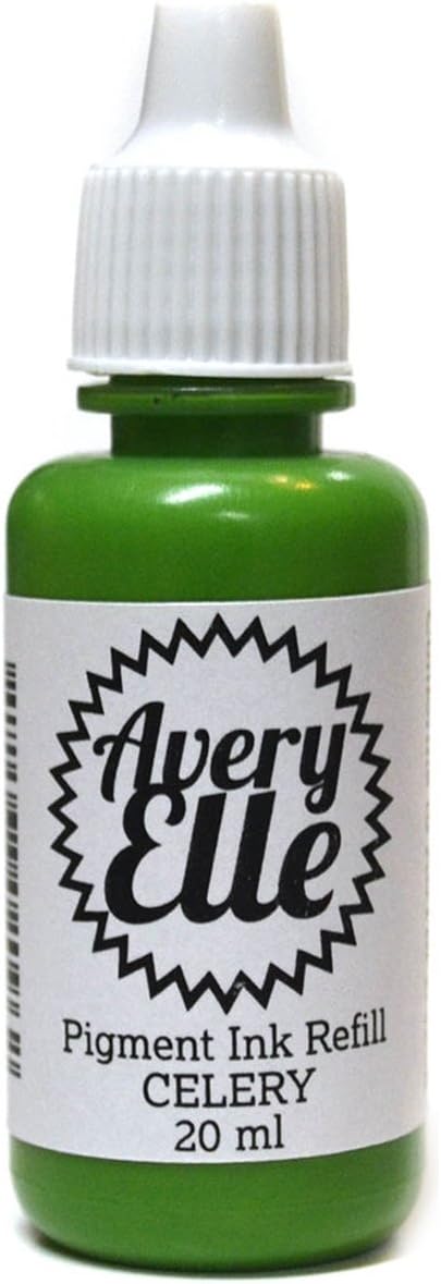 Avery Elle R-13-5 Pigment Ink Refill, Celery