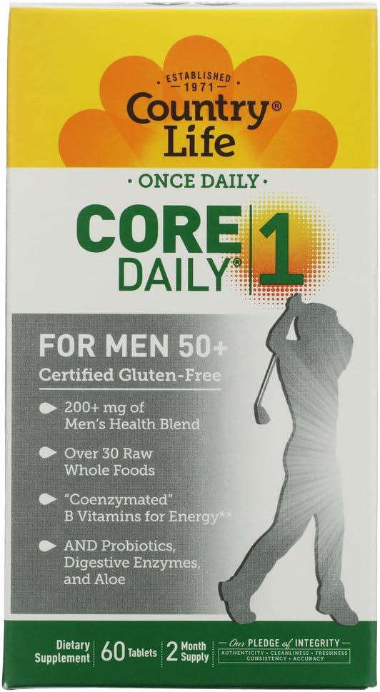 Country Life Core Daily-1 Men 50+ Tablets 60'S