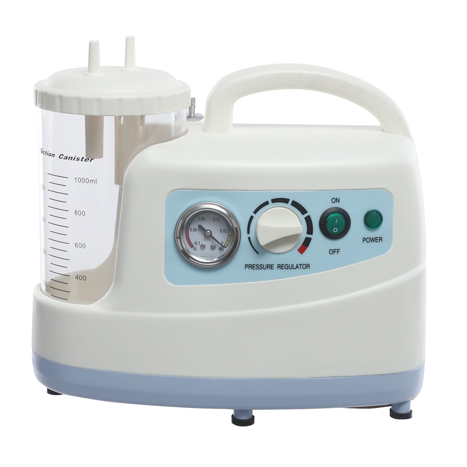 Pompa di aspirazione a secrezione elettrica, aspiratore per espettorato, aspiratore chirurgico, aspiratore nasale, 1000 ml, Phlegm Sucker per uso domestico, aspiratore portatile per anziani e neonati