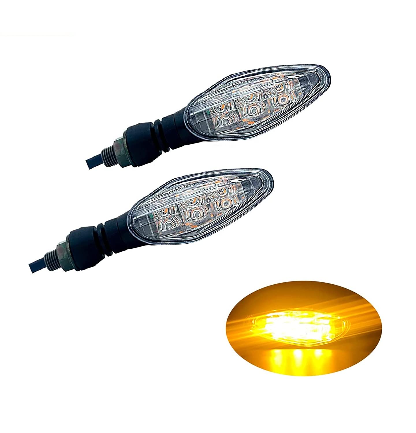 Buy Wangsales® KTM Style Amber LED Indicators Turning Signal lamps