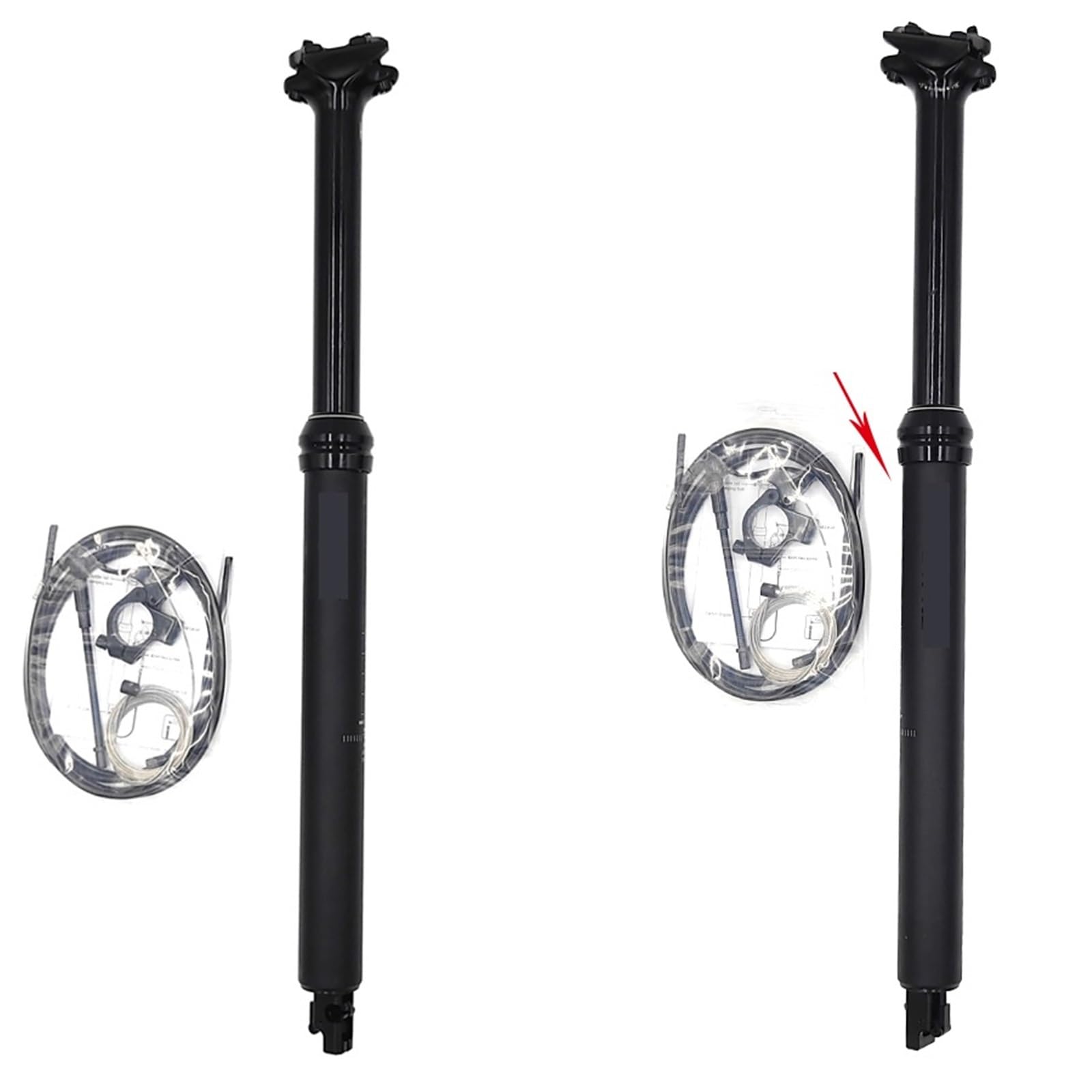 Tige de Selle de vélo contrôle de Fil réglage de Montagne Tige de Selle de vélo Suspension Tige de Selle de vélo pour VTT, vélos