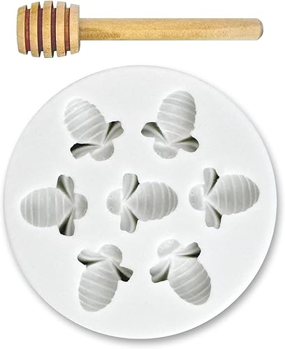 Moldes de silicona antiadherentes para gomitas de abeja, moldes de silicona para hornear chocolate, decoración de pasteles para proyectos de