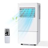 Portable Air Conditioner, 10000 BTU Air Conditioner Portable for Room Up to 450 Sq.Ft, Remote Control, 24H Timer, Dehumidifier & Fan Modes, 3-in-1 AC Unit with Window Kit for Home Office