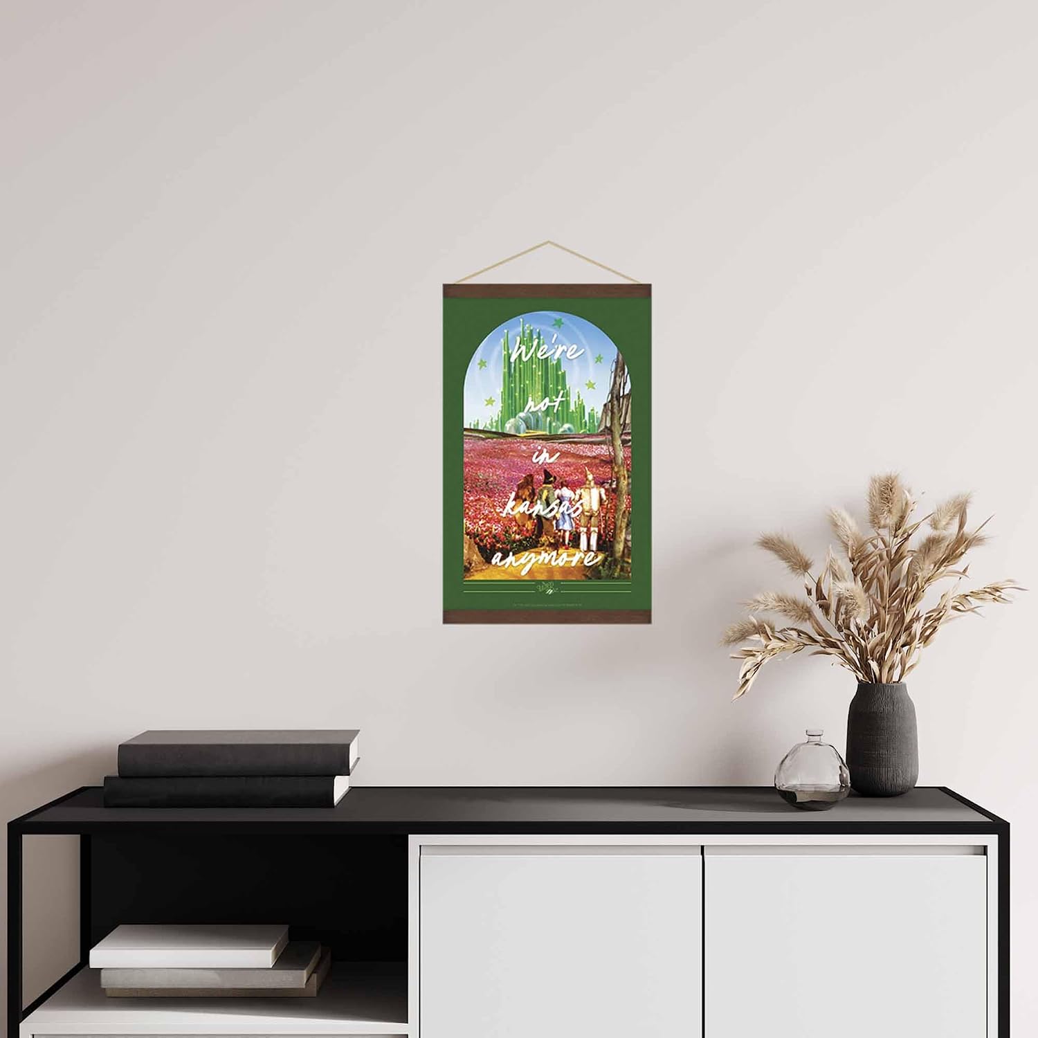The Wizard of Oz We're Not In Kansas Anymore Hanging Canvas Banner image 5
