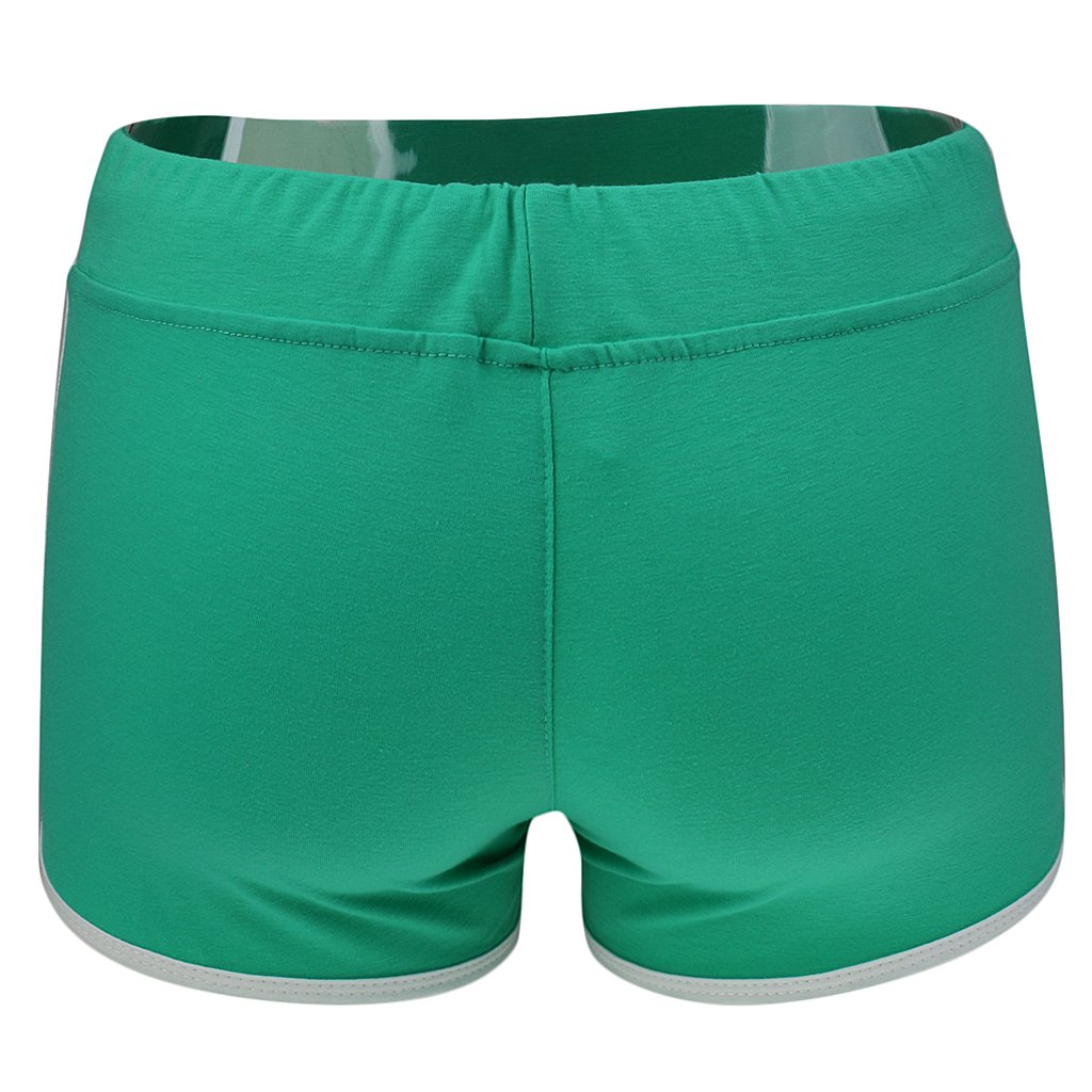 NIVAA Women Hot Pants Sports Shorts Workout Waistband Summer Yoga Short S Green-image-29
