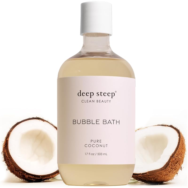 Deep Steep Espuma para Banho Pure Coconut, 510 mL