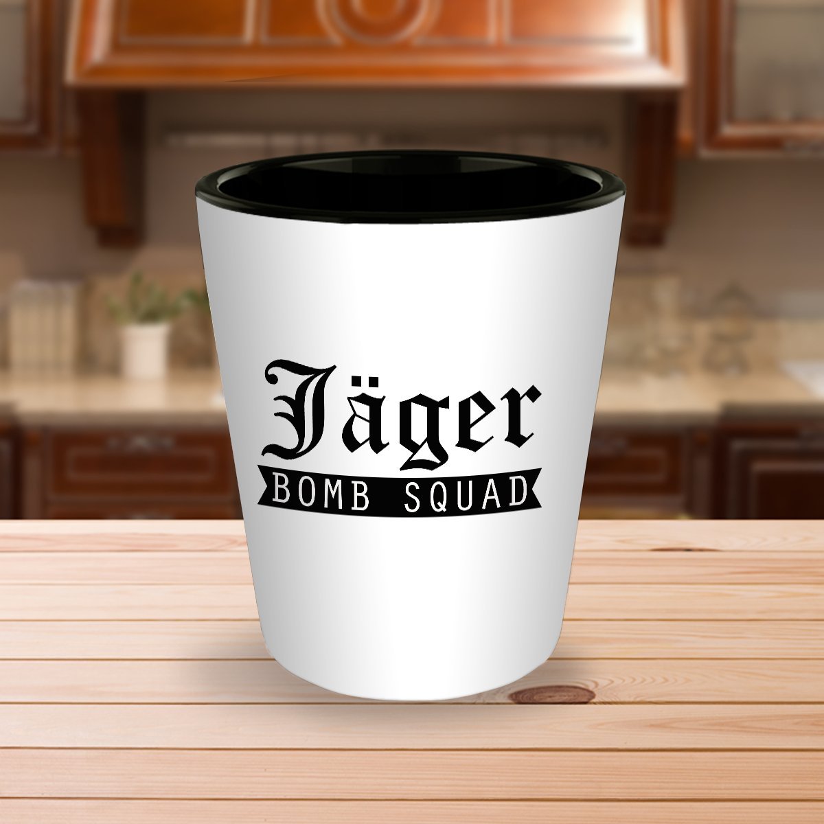 Jagerbomb shot glass - Jager Bomb Squad - unique ceramic gift funny shot glasses (4)